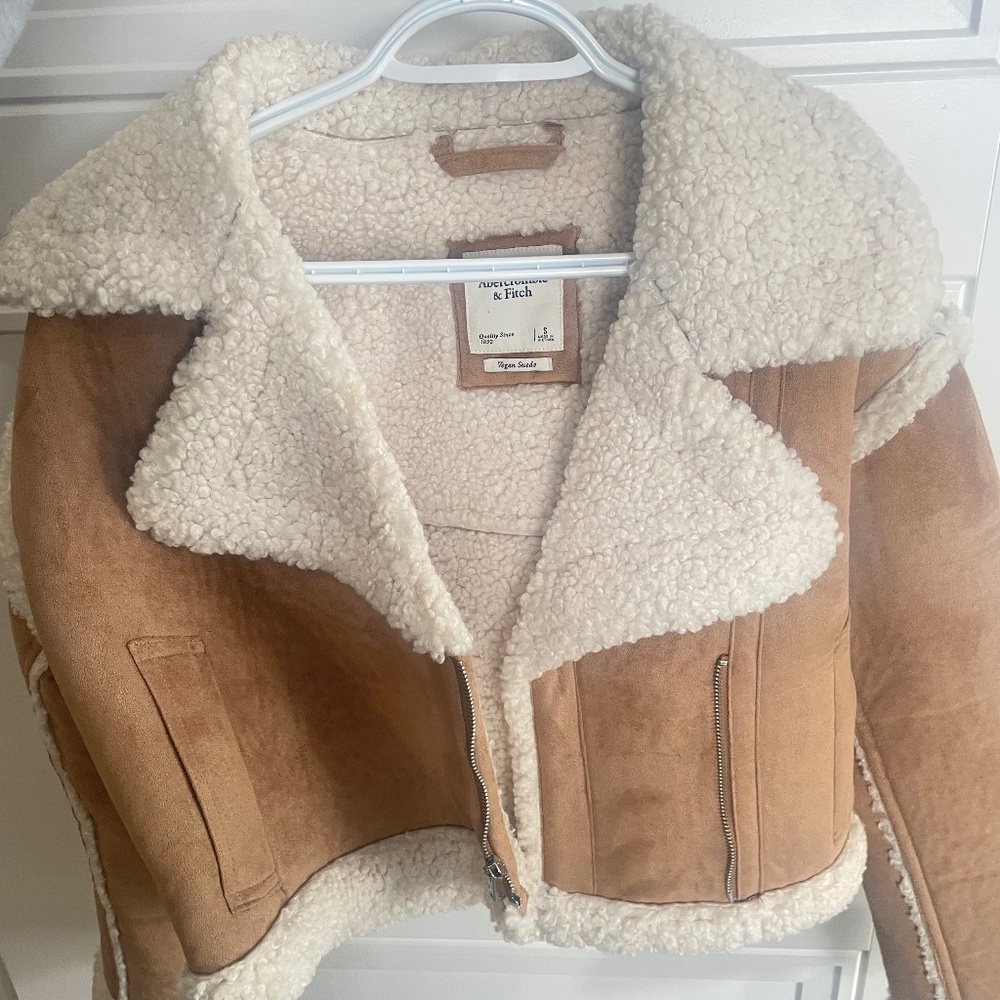 suede and Sherpa jacket